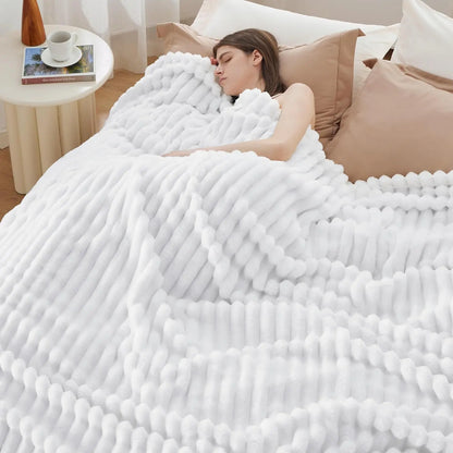 Super Soft Corduroy Baby Blanket – Warm Lightweight Throw for Couch, Bed & Nursery, Perfect Seasonal Gift