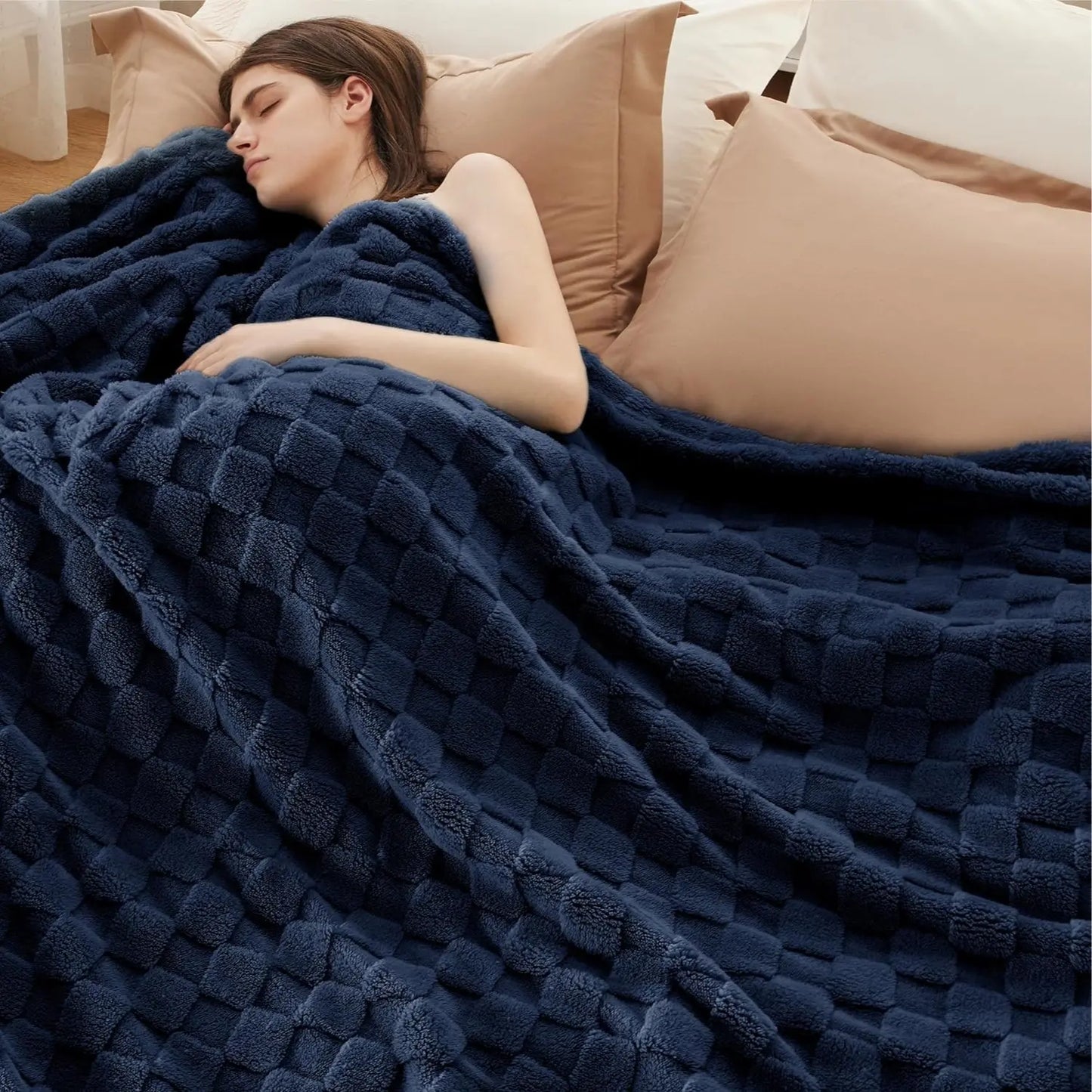 Super Soft Corduroy Baby Blanket – Warm Lightweight Throw for Couch, Bed & Nursery, Perfect Seasonal Gift