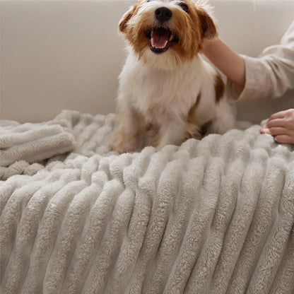 Super Soft Corduroy Baby Blanket – Warm Lightweight Throw for Couch, Bed & Nursery, Perfect Seasonal Gift